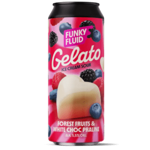 Gelato: Forest Fruits & White Choc Praline