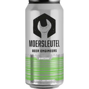 Barcode: Silver & Laser Green