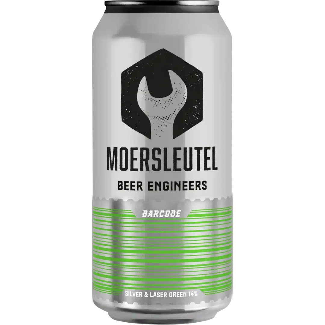 Barcode: Silver & Laser Green